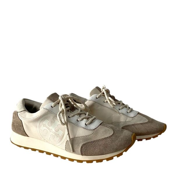 Tory Burch Nylon Colorblock Pattern Sneakers in Size 7.5M - Picture 4 of 15